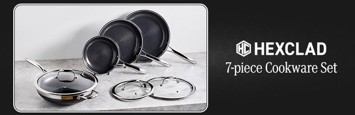 HexClad 7-piece Cookware Set