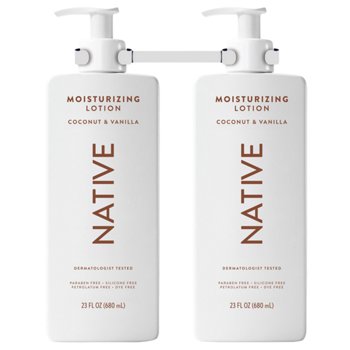 Native Moisturizing Lotion Coconut & Vanilla, 23 fl oz, 2-pack