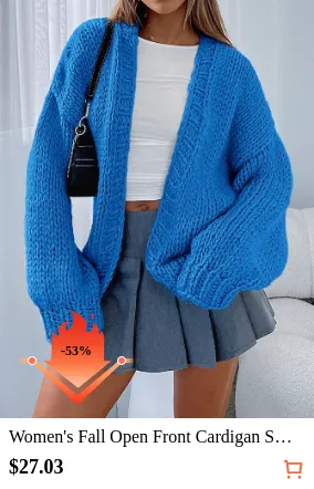 Women s Fall Open Front Cardigan...