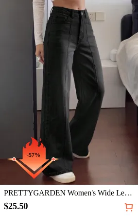 PRETTYGARDEN Women s Wide Leg...