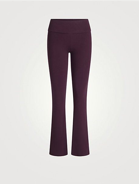 Cotton Jersey Foldover Pants