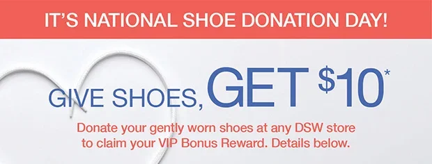 Give Shoes, Get $10*