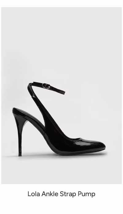 Lola Ankle Strap Pump