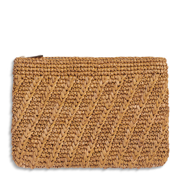 ALLEGRA RAFFIA POUCH