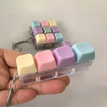 3-Pack Keyboard Fidget Toy, Crisp Clicking Stress Relief Toy