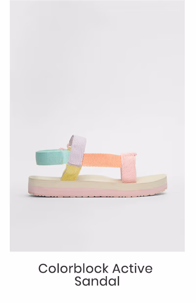 Colorblock Active Sandal