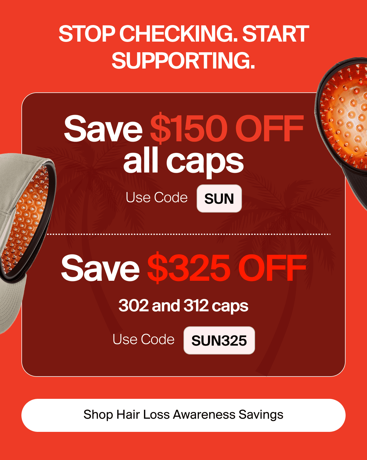 Shop Hair Loss Awareness Savings