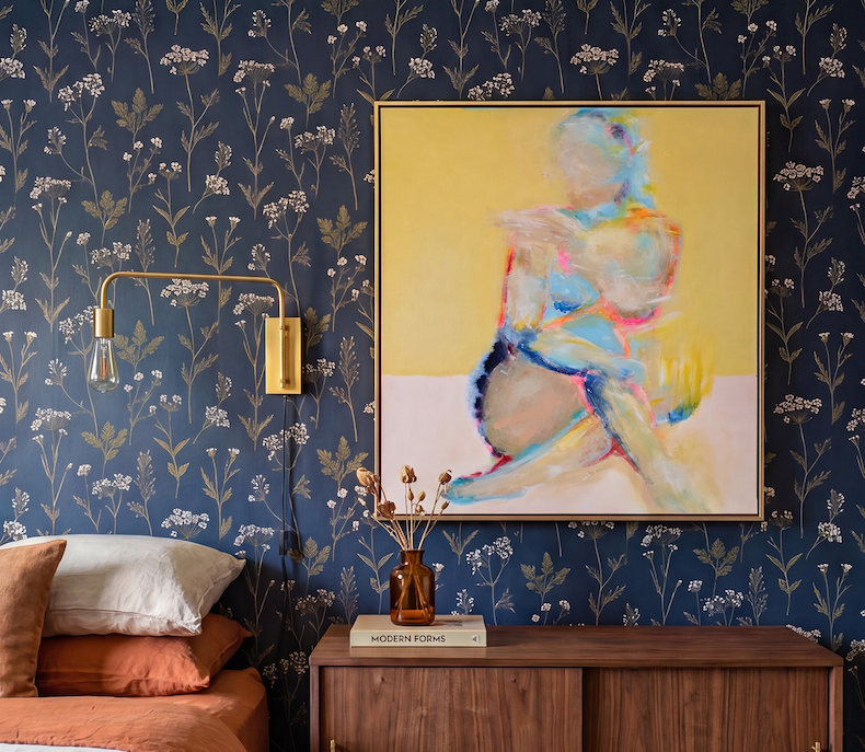 Art in bedroom 