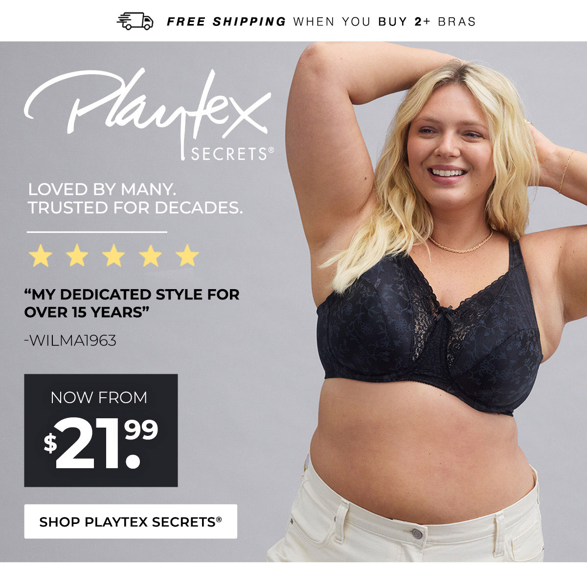 Shop Playtex Secrets