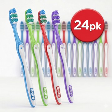 24-Pack: Oral B Fresh & Clean Soft Toothbrush