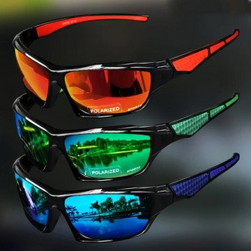 3-Pack Unisex Sports Polarized Sunglasses