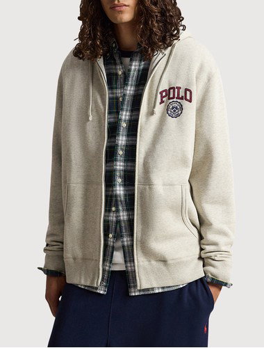Varsity Zip-Front Hoodie