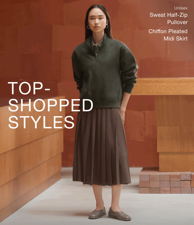 hero0women0sweat0half0zip0pullover0and0chiffon0pleated0midi0skirt