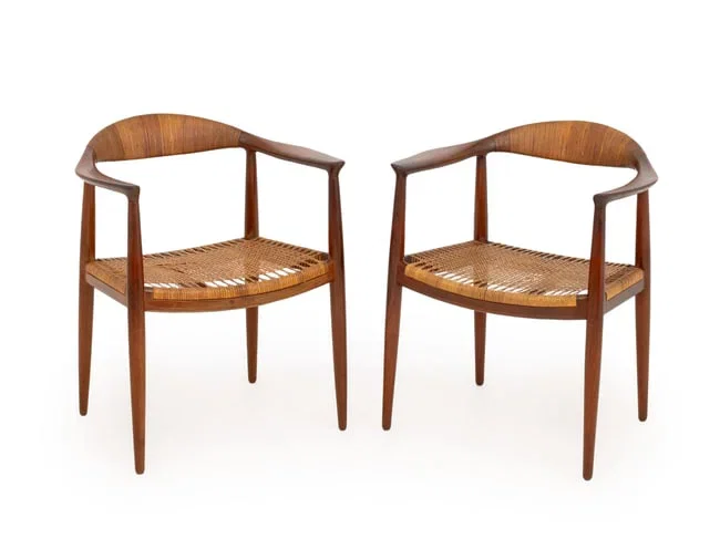 Hans Wegner x Johannes Hansen JH501 Chairs, Pair