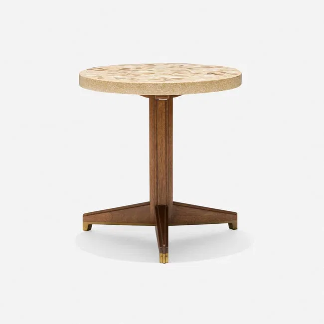 Edward Wormley, Terrazzo occasional table, model 5928F