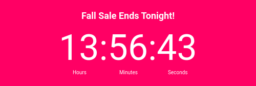 Fall Sale Ends Tonight!