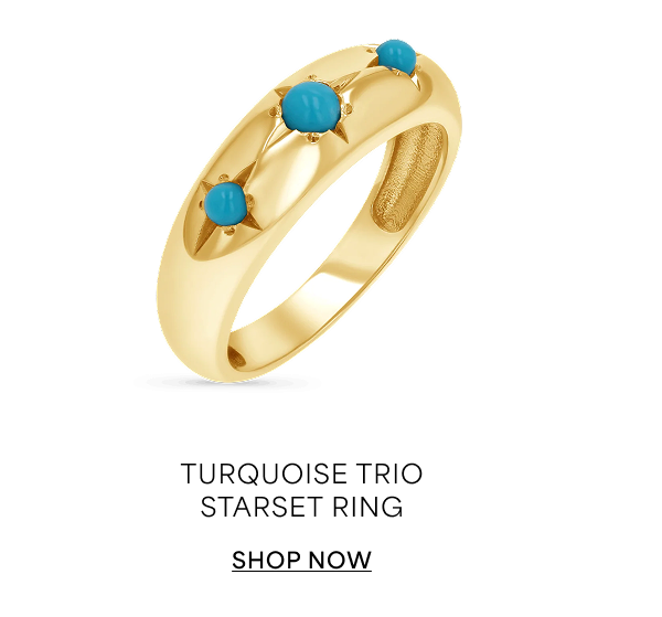 Turquoise Trio Starset Ring