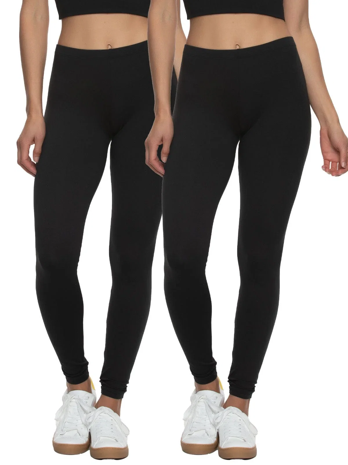 Image of Velvety Soft Lightweight Leggings 2-Pack