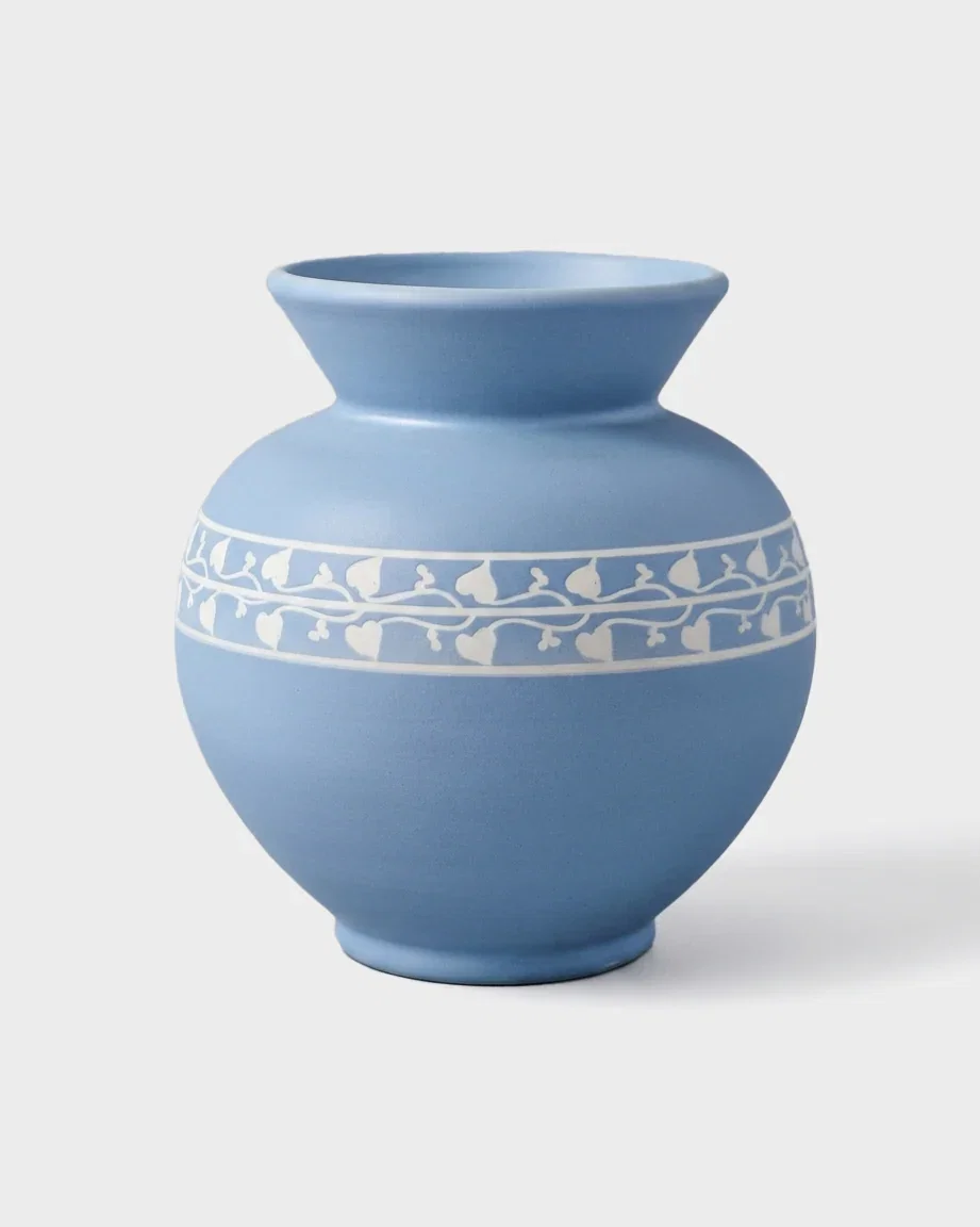 Image of Hand-Painted Ceramic Etrusca Vase
