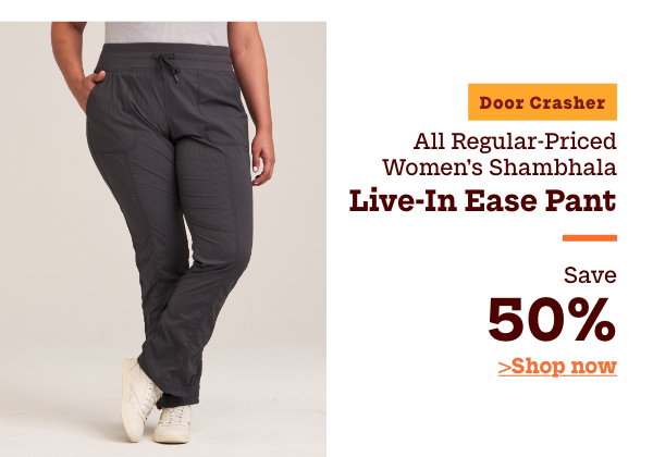 Door Crasher All Regular-Priced Women's Shambhala Live In Ease Pant Save 50%