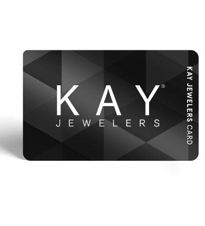 Black & white KAY Jewelers credit card.
