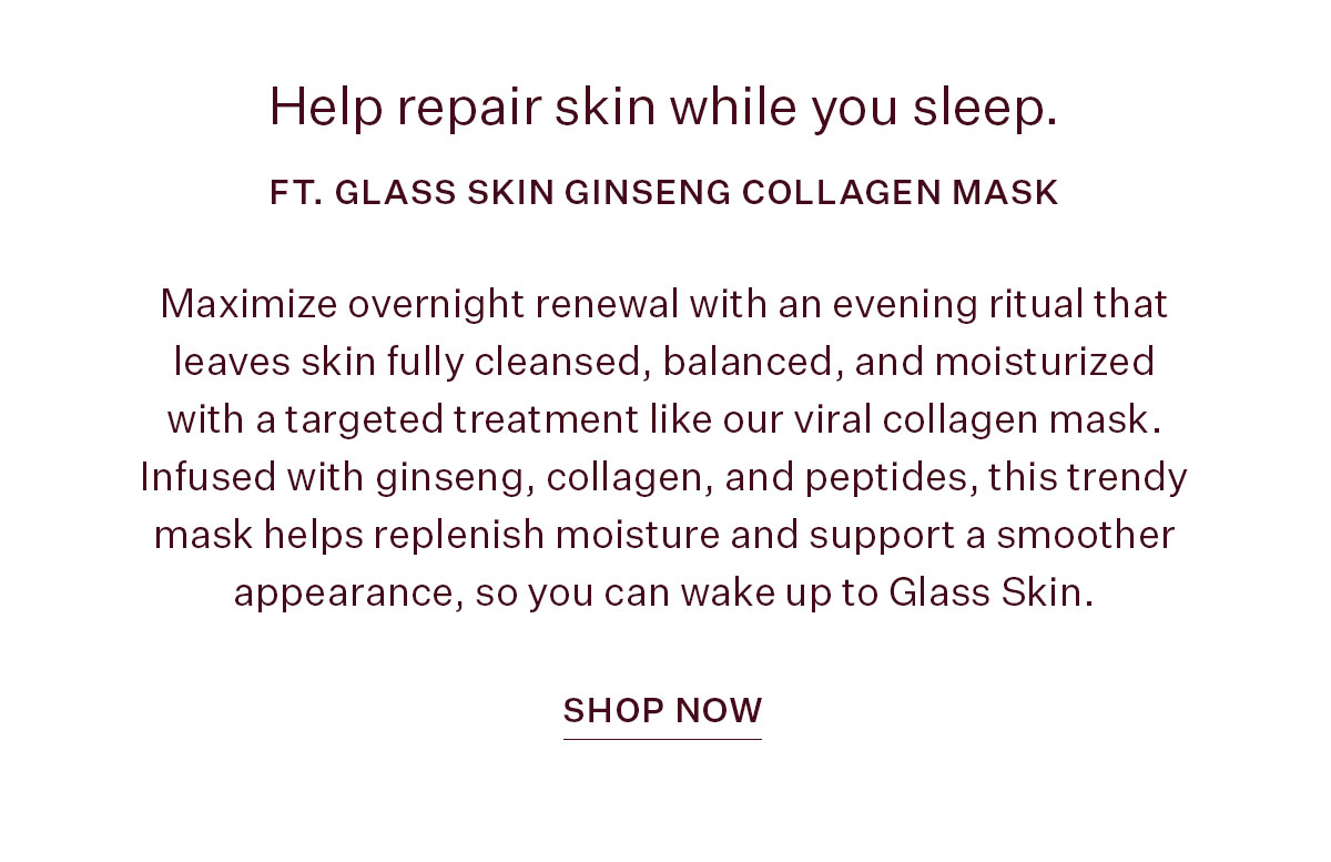 Ft. Glass Skin Ginseng Collagen Mask