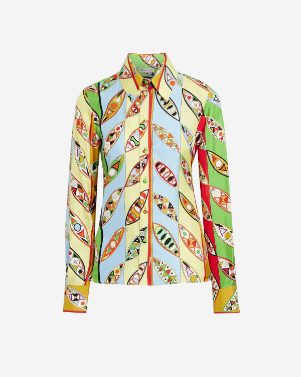 Pucci Printed Silk-Twill Shirt at Century 21 NYC