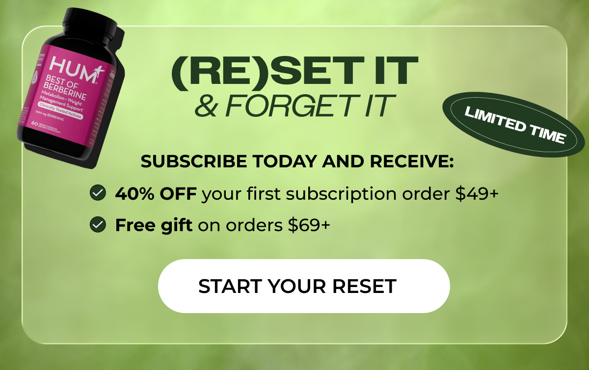 40% off your first subscription - Best of Berberine