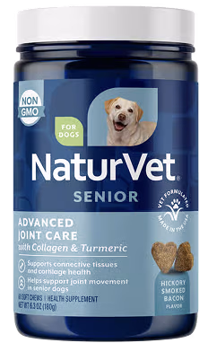 NaturVet Senior Advanced Joint Health Supplement for Dogs