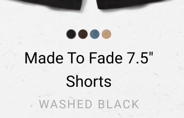 Made To Fade Shorts