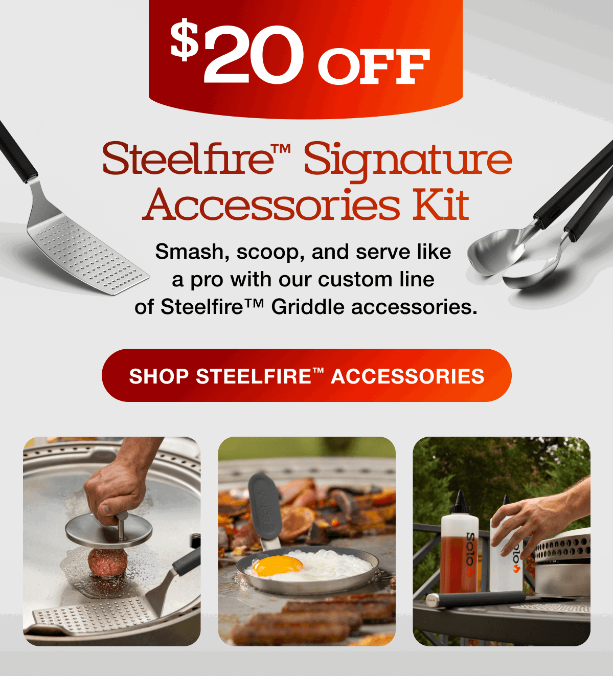 Signature Steelfire Griddle Accessories Collection