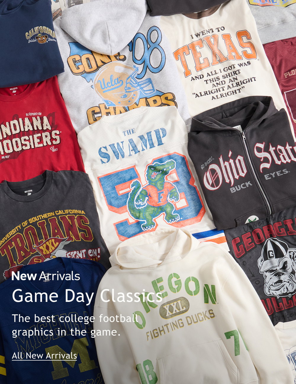 [New Arrivals]  Game Day Classics  The best college football graphics in the game.  <All New Arrivals
