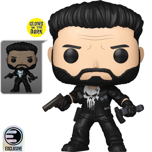 The Punisher: One Last Kill Punisher Glow-in-the-Dark Funko Pop! Vinyl Figure #1635 - Entertainment Earth Exclusive