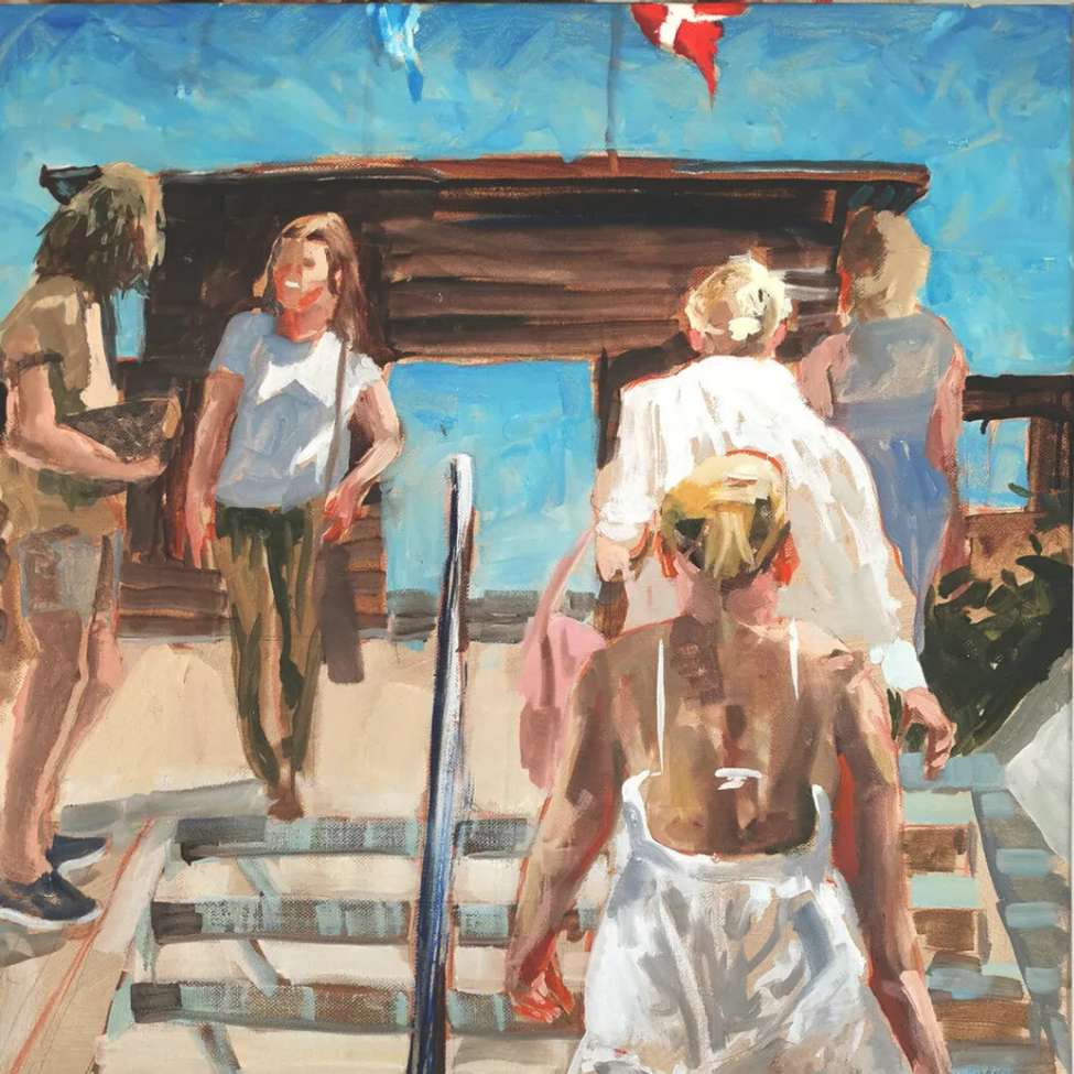 Badeanstalt in Aahus, Sigurd Wendland
