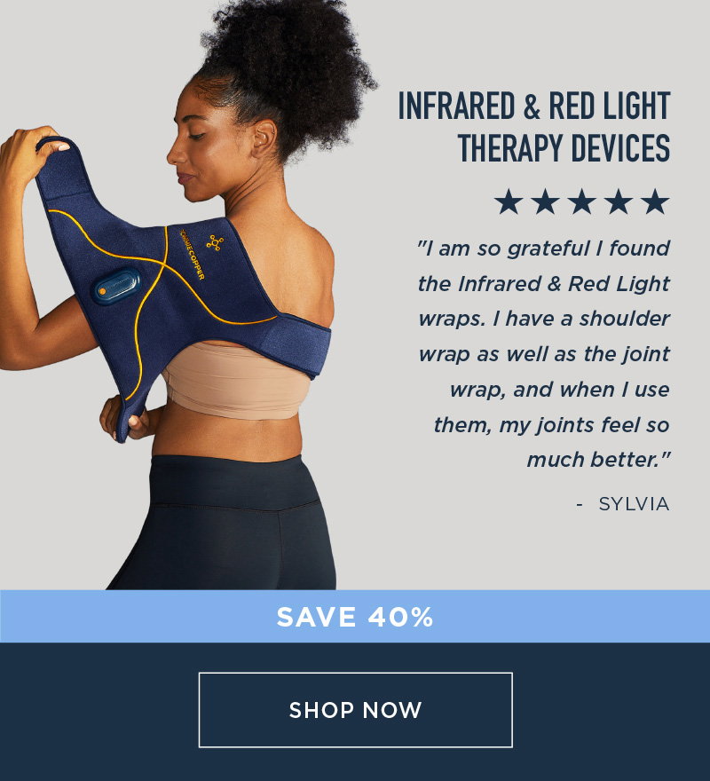 INFRARED & RED LIGHT THERAPY DEVICES SAVE 40% SHOP NOW