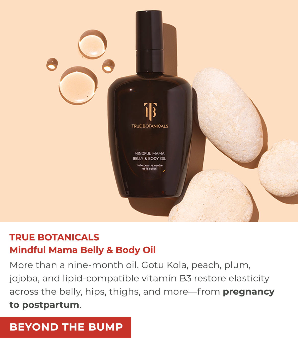 True BotanicalsMindful Mama Belly & Body Oil