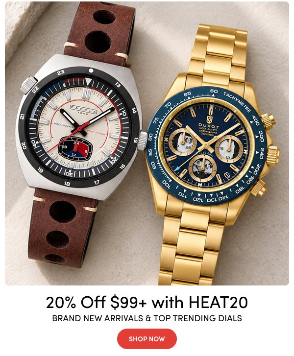 CD-1052-01, DX-2065-FF New & Trending Dials | Extra 20% Off All Orders $99+ with Code: HEAT20