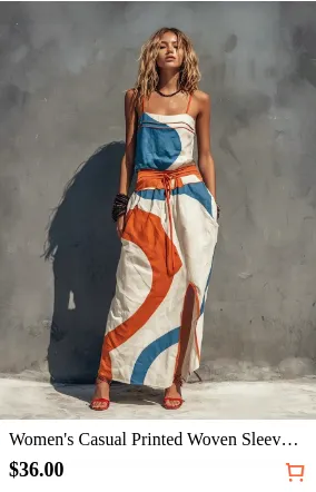 Women s Casual Printed Woven...