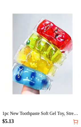 1pc New Toothpaste Soft Gel Toy...