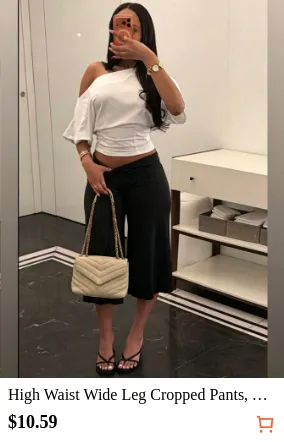 High Waist Wide Leg Cropped Pants...