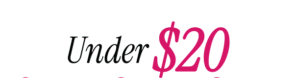 Under $20