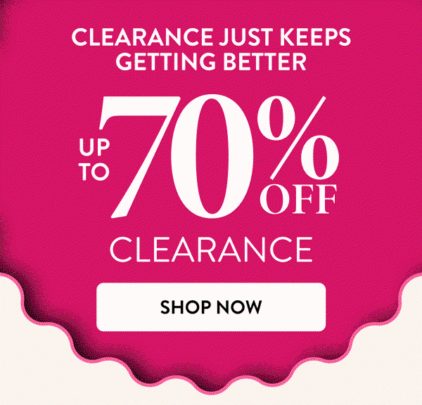 Up To 70% Off Clearance | Shop Now