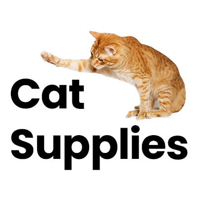 Cat supplies.