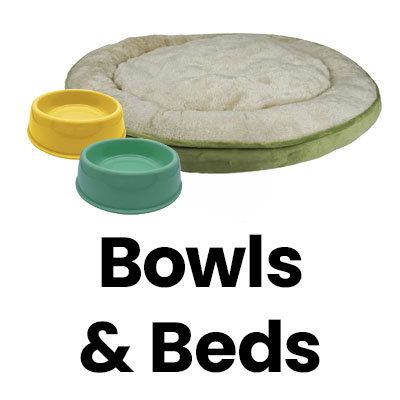 Bowls and beds.