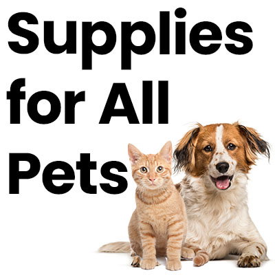 Supplies for all pets.