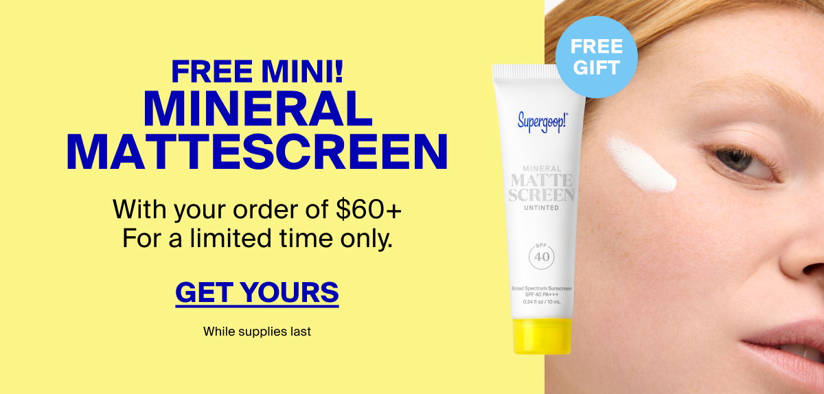 Free Mini! Mattescreen