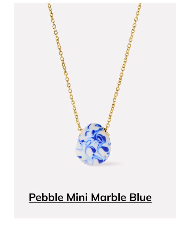 Pebble Mini Marble Blue Pebble Mini Marble Blue