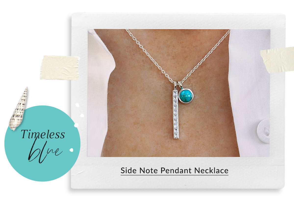 Side Note Pendant Necklace