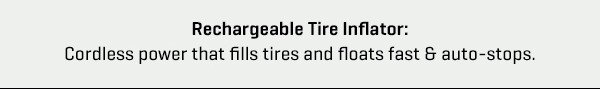 Rechargeable Tire Inflator by Sharper Image