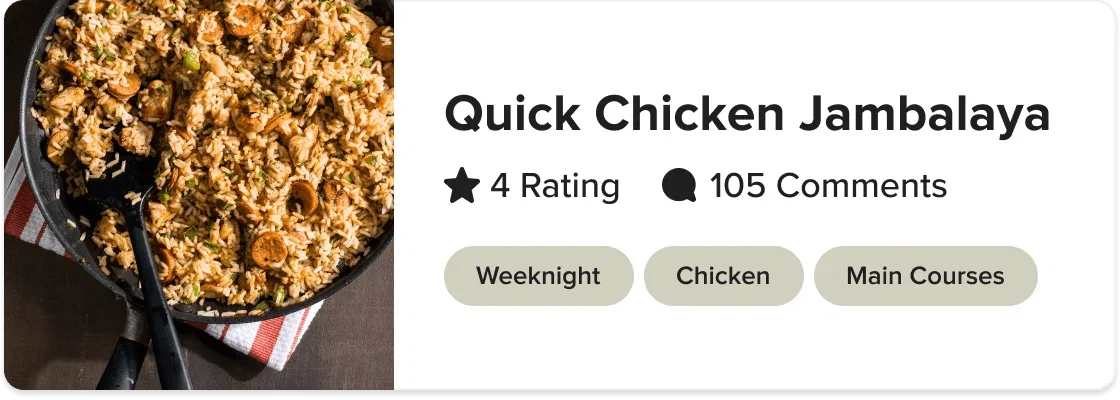 Quick Chicken Jambalaya